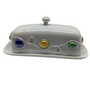 Cordon Blue BIA Jeweled Butter Dish